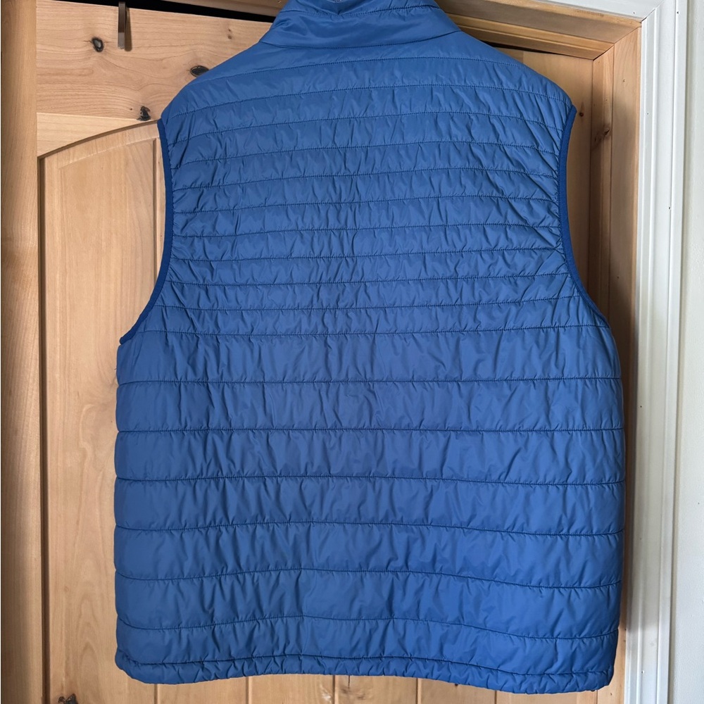 Lands’ End Blue Quilted Vest - Picture 3 of 3